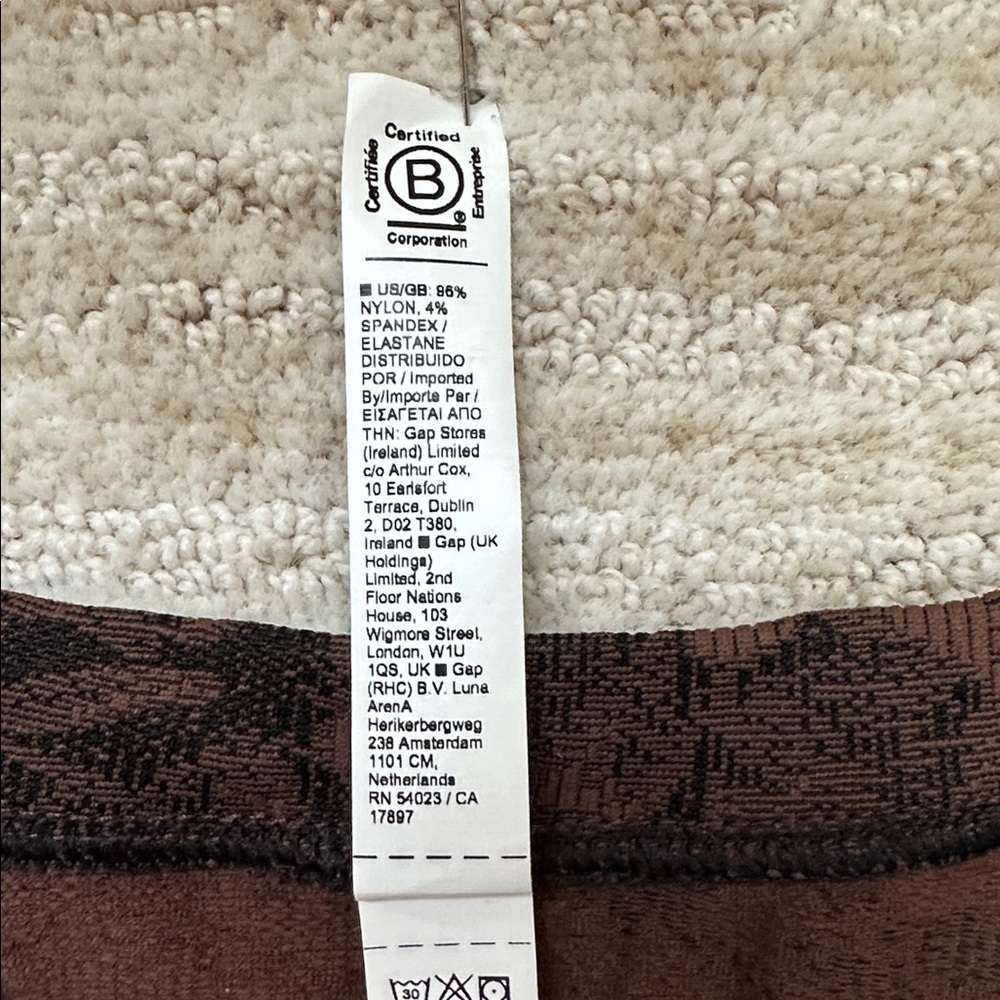 Like New: Athleta Momentum Floral Tank Top Seamless Racerback Brown Small - Picture 14 of 14